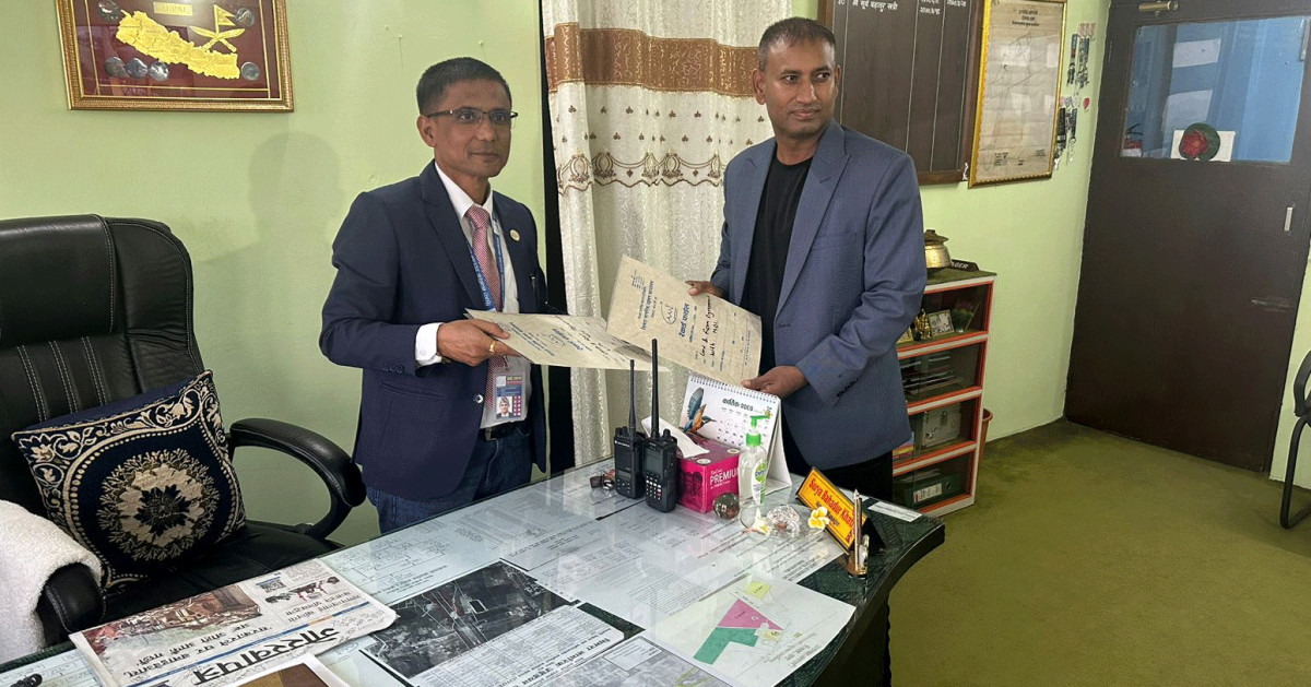 Agreement to place aviation fuel depot at Simra Airport