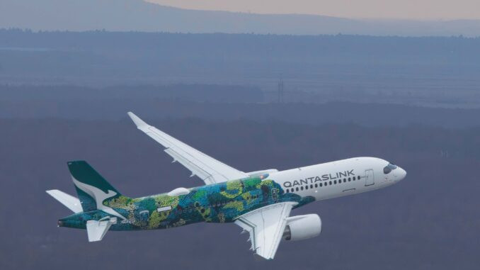 "Qantas Group Welcomes Inaugural Airbus A220 Aircraft"