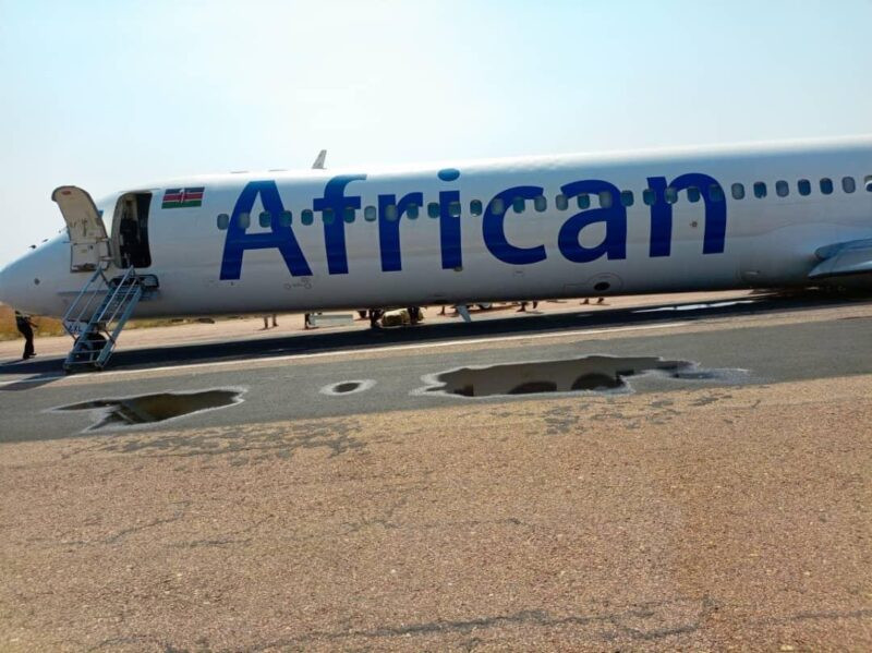 African Express Airways MD-82 Sustains Damage in Malakal Airport Incident