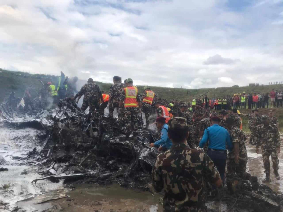 Tribhuvan Airport Closed Following Saurya Airlines Crash