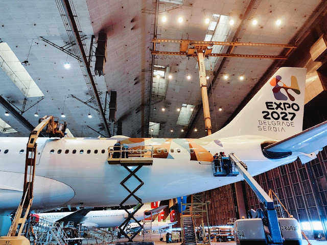 Air Serbia Reveals Special Livery for New A330-200, Celebrates Expo 2027
