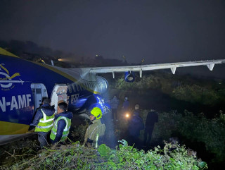 Six Discharged After Buddha Air ATR 72 Runway Overrun at Bhadrapur, Co Pilot Under Treatment